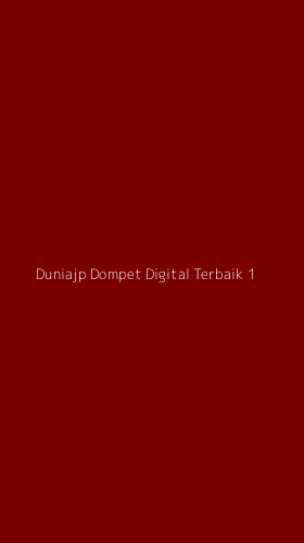 Tampilan Antarmuka Aplikasi Duniajp Dompet Digital Terbaik - 1