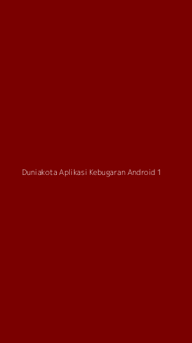 Tampilan Antarmuka Aplikasi Duniakota Aplikasi Kebugaran Android - 1