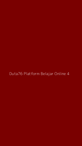Tampilan Antarmuka Aplikasi Duta76 Platform Belajar Online - 4