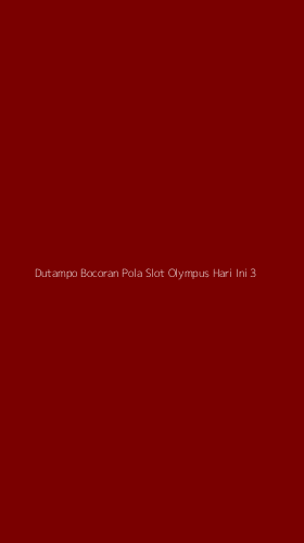 Tampilan Antarmuka Aplikasi Dutampo Bocoran Pola Slot Olympus Hari Ini - 3