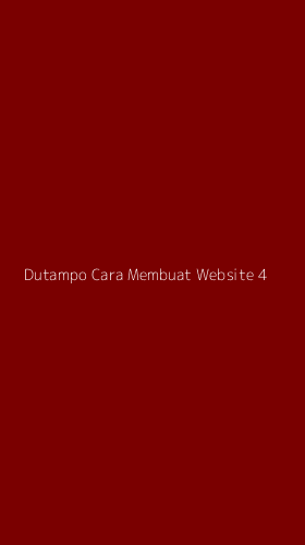Tampilan Antarmuka Aplikasi Dutampo Cara Membuat Website - 4
