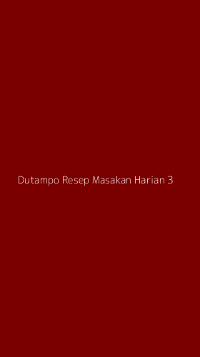 Tampilan Antarmuka Aplikasi Dutampo Resep Masakan Harian - 3