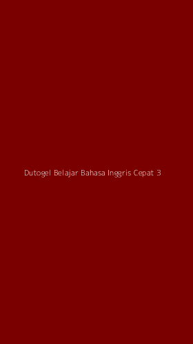 Tampilan Antarmuka Aplikasi Dutogel Belajar Bahasa Inggris Cepat - 3