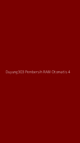 Tampilan Antarmuka Aplikasi Duyung303 Pembersih Ram Otomatis - 4