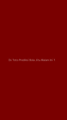 Tampilan Antarmuka Aplikasi Dv Toto Prediksi Bola Jitu Malam Ini - 1