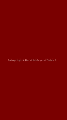 Tampilan Antarmuka Aplikasi Dwitogel Login Aplikasi Mobile Responsif Terbaik - 3