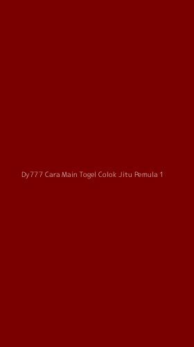 Tampilan Antarmuka Aplikasi Dy777 Cara Main Togel Colok Jitu Pemula - 1
