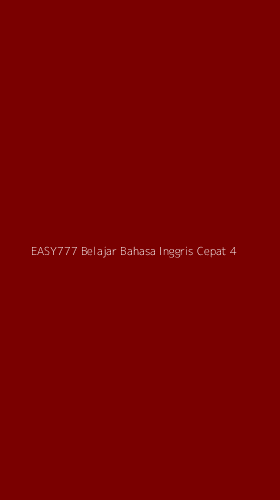 Tampilan Antarmuka Aplikasi Easy777 Belajar Bahasa Inggris Cepat - 4