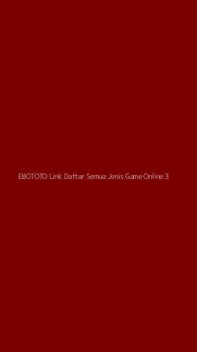 Tampilan Antarmuka Aplikasi Ebototo Link Daftar Semua Jenis Game Online - 3
