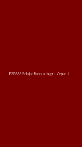 Tampilan Antarmuka Aplikasi Egp888 Belajar Bahasa Inggris Cepat - 1