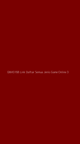 Tampilan Antarmuka Aplikasi Emas168 Link Daftar Semua Jenis Game Online - 3