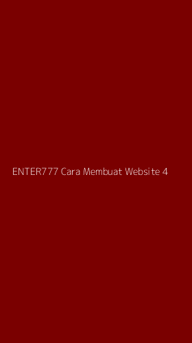 Tampilan Antarmuka Aplikasi Enter777 Cara Membuat Website - 4