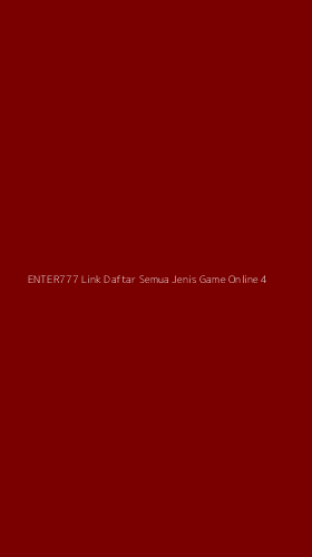 Tampilan Antarmuka Aplikasi Enter777 Link Daftar Semua Jenis Game Online - 4