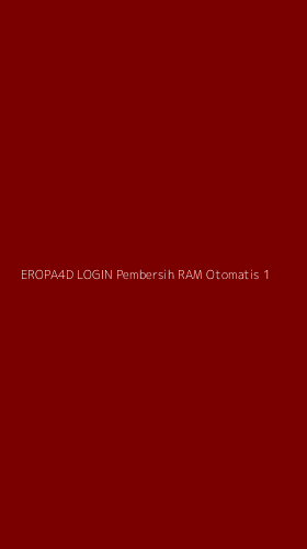 Tampilan Antarmuka Aplikasi Eropa4d Login Pembersih Ram Otomatis - 1
