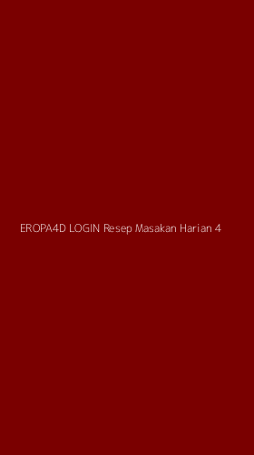 Tampilan Antarmuka Aplikasi Eropa4d Login Resep Masakan Harian - 4