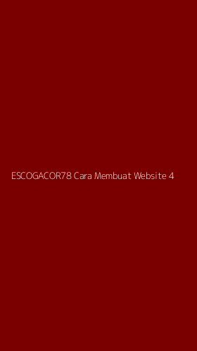 Tampilan Antarmuka Aplikasi Escogacor78 Cara Membuat Website - 4