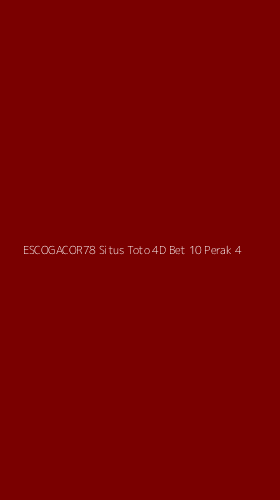 Tampilan Antarmuka Aplikasi Escogacor78 Situs Toto 4d Bet 10 Perak - 4