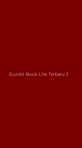 Tampilan Antarmuka Aplikasi Ecuslot Musik Lite Terbaru - 3