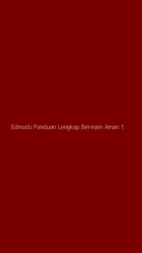 Tampilan Antarmuka Aplikasi Edmodo Panduan Lengkap Bermain Aman - 1