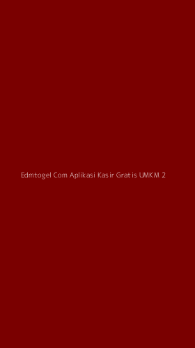 Tampilan Antarmuka Aplikasi Edmtogel Com Aplikasi Kasir Gratis Umkm - 2
