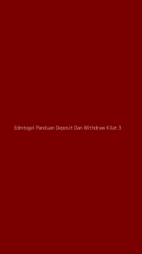 Tampilan Antarmuka Aplikasi Edmtogel Panduan Deposit Dan Withdraw Kilat - 3
