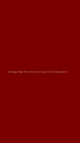 Tampilan Antarmuka Aplikasi Edmtogel Wap Portal Informasi Game Online Terupdate - 3