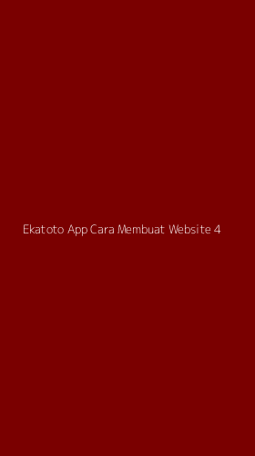 Tampilan Antarmuka Aplikasi Ekatoto App Cara Membuat Website - 4