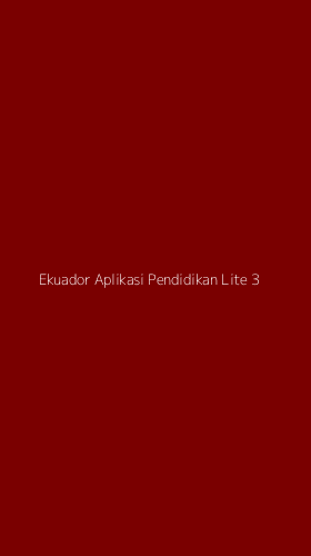 Tampilan Antarmuka Aplikasi Ekuador Aplikasi Pendidikan Lite - 3