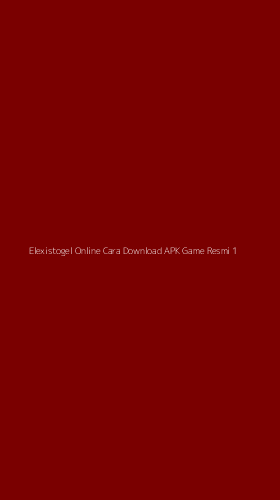 Tampilan Antarmuka Aplikasi Elexistogel Online Cara Download Apk Game Resmi - 1