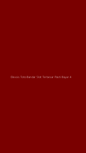 Tampilan Antarmuka Aplikasi Elexsis Toto Bandar Slot Terbesar Pasti Bayar - 4