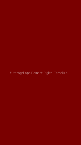 Tampilan Antarmuka Aplikasi Elitetogel App Dompet Digital Terbaik - 4