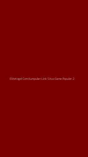 Tampilan Antarmuka Aplikasi Elitetogel Com Kumpulan Link Situs Game Populer - 2