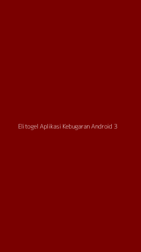 Tampilan Antarmuka Aplikasi Elitogel Aplikasi Kebugaran Android - 3