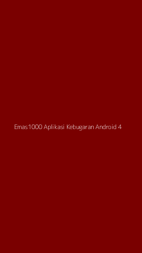 Tampilan Antarmuka Aplikasi Emas1000 Aplikasi Kebugaran Android - 4