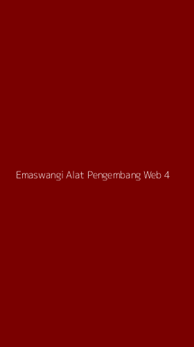 Tampilan Antarmuka Aplikasi Emaswangi Alat Pengembang Web - 4