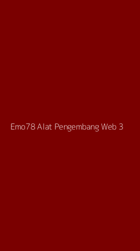 Tampilan Antarmuka Aplikasi Emo78 Alat Pengembang Web - 3