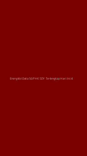 Tampilan Antarmuka Aplikasi Energi4d Data Sgp Hk Sdy Terlengkap Hari Ini - 4