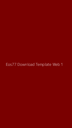 Tampilan Antarmuka Aplikasi Eos77 Download Template Web - 1