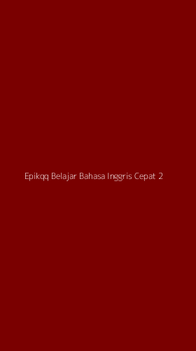 Tampilan Antarmuka Aplikasi Epikqq Belajar Bahasa Inggris Cepat - 2