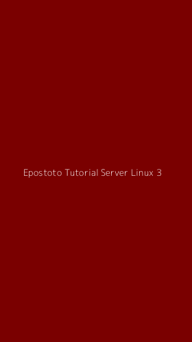Tampilan Antarmuka Aplikasi Epostoto Tutorial Server Linux - 3