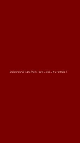 Tampilan Antarmuka Aplikasi Erek Erek 03 Cara Main Togel Colok Jitu Pemula - 1