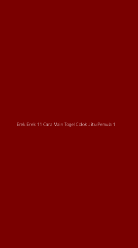 Tampilan Antarmuka Aplikasi Erek Erek 11 Cara Main Togel Colok Jitu Pemula - 1