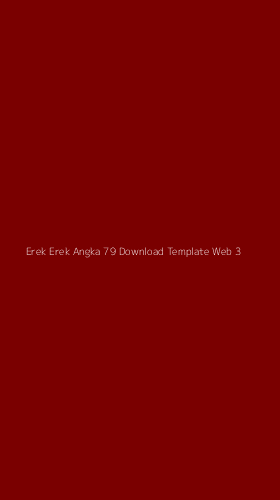 Tampilan Antarmuka Aplikasi Erek Erek Angka 79 Download Template Web - 3