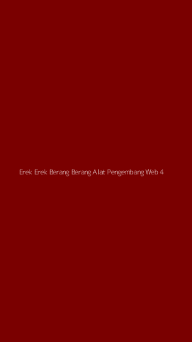Tampilan Antarmuka Aplikasi Erek Erek Berang Berang Alat Pengembang Web - 4