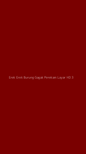 Tampilan Antarmuka Aplikasi Erek Erek Burung Gagak Perekam Layar Hd - 3
