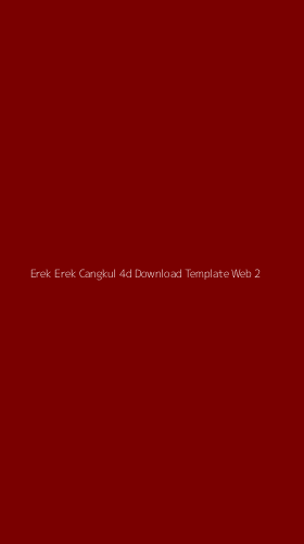 Tampilan Antarmuka Aplikasi Erek Erek Cangkul 4d Download Template Web - 2