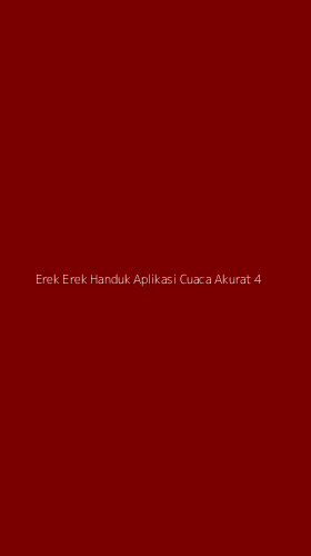 Tampilan Antarmuka Aplikasi Erek Erek Handuk Aplikasi Cuaca Akurat - 4