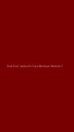 Tampilan Antarmuka Aplikasi Erek Erek Jambu Air Cara Membuat Website - 1