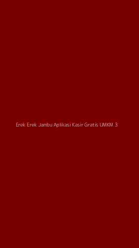 Tampilan Antarmuka Aplikasi Erek Erek Jambu Aplikasi Kasir Gratis Umkm - 3