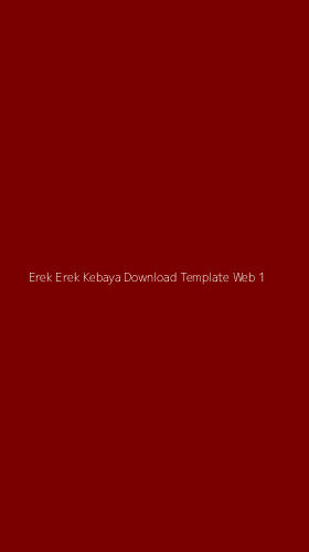 Tampilan Antarmuka Aplikasi Erek Erek Kebaya Download Template Web - 1